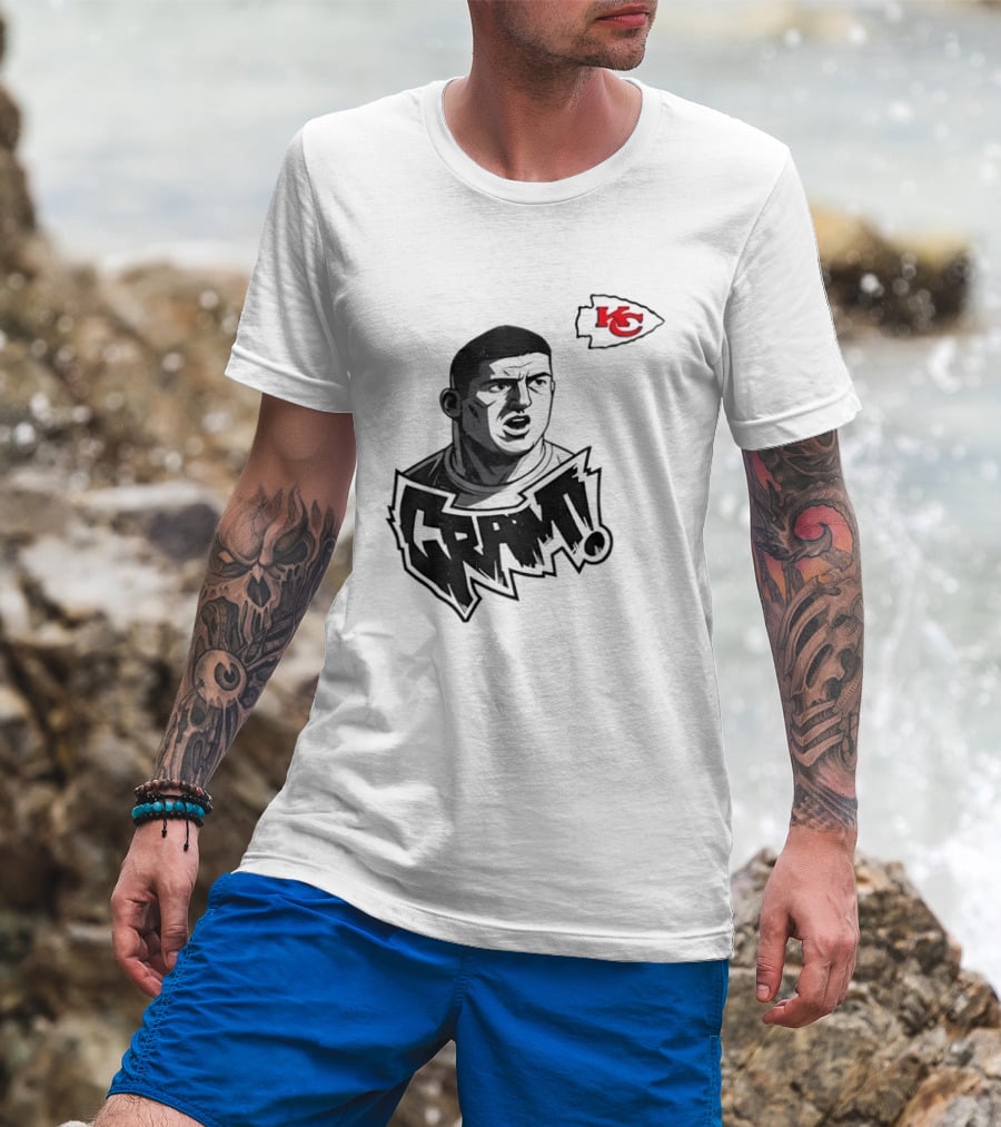 Travis Kelce Kansas City Chiefs GRAM NFL Football Star T-Shirt
