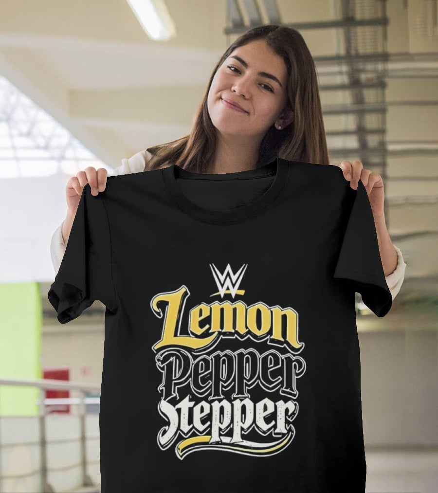 WWE Lemon Pepper Stepper Wrestling Merchandise T-Shirt