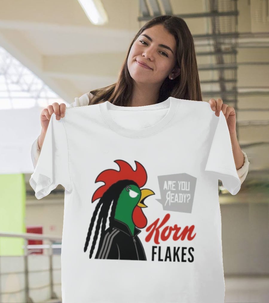 Korn Flakes Are You Ready Rooster Nu Metal T-Shirt