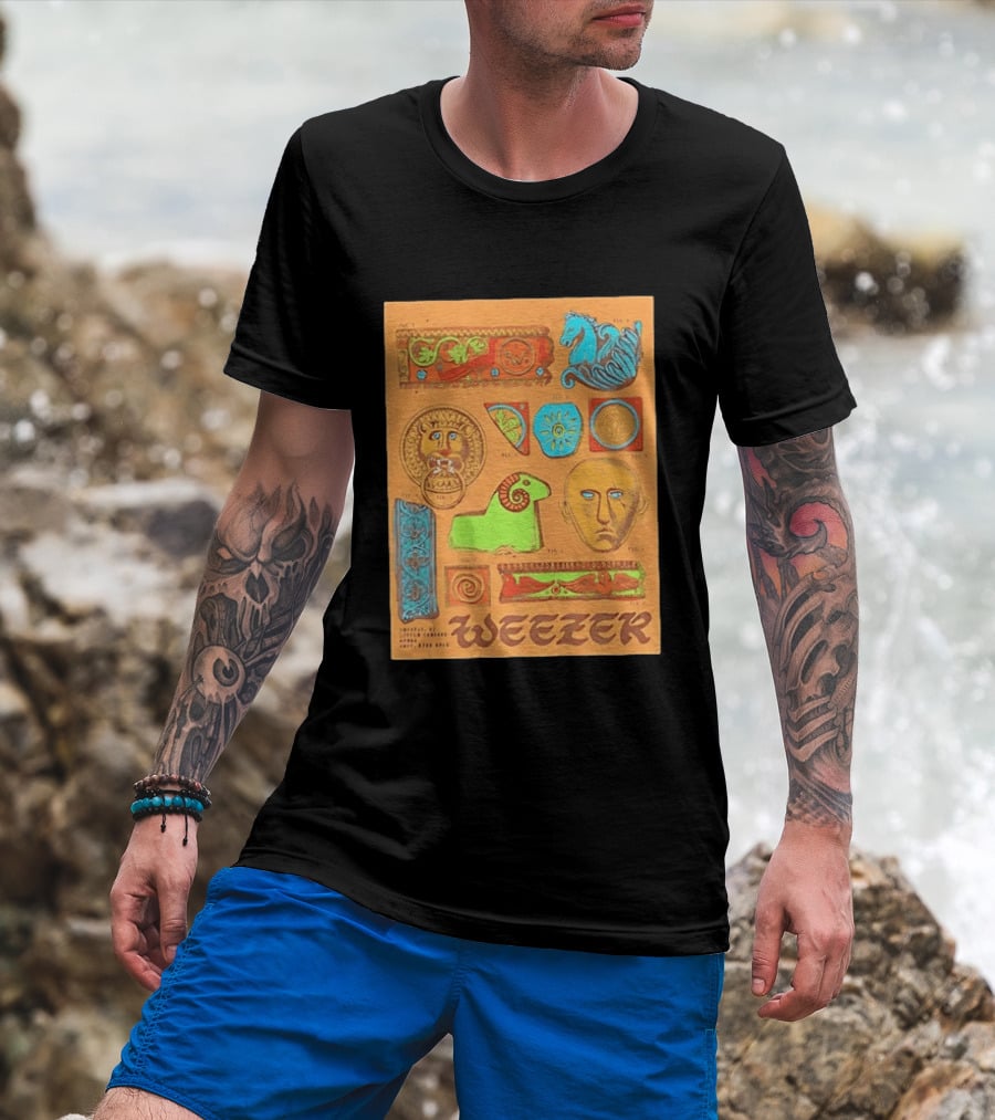 Weezer Detroit Little Caesars Arena September 27 2024 T-Shirt