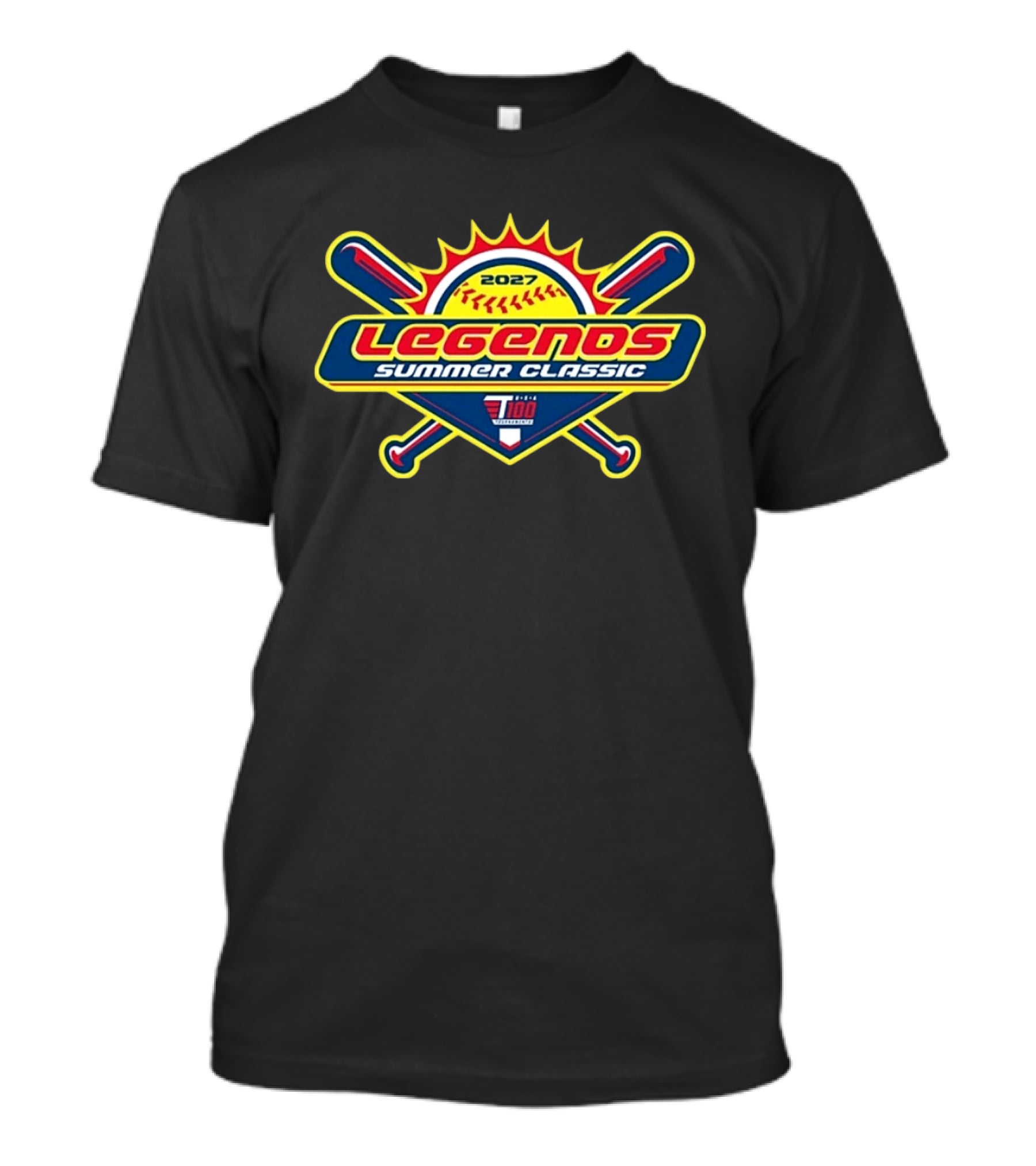 Legends Summer Classic Softball 2027 USA 100 Swingman Shield T-Shirt
