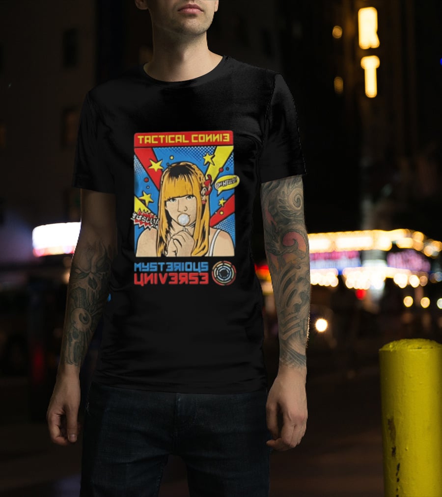 Tactical Connie Mysterious Universe Pop Art Comic T-Shirt