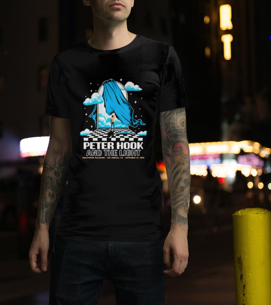Peter Hook And The Light Live Concert Hollywood Palladium Los Angeles September 19 2026 T-Shirt