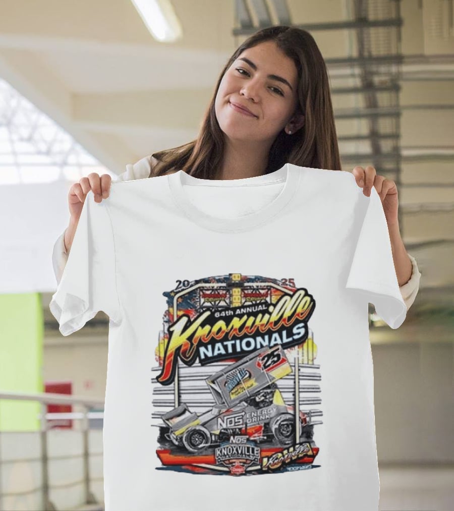 64th Annual Knoxville Nationals 25 NOS Energy Drink Sprint Car Racing Event T-Shirt