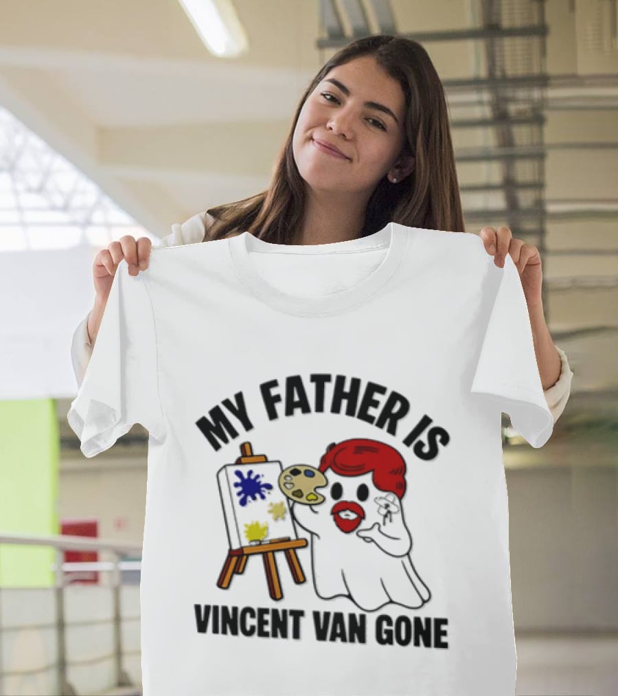 My Father Is Vincent Van Gone Ghost Palette Halloween T-Shirt