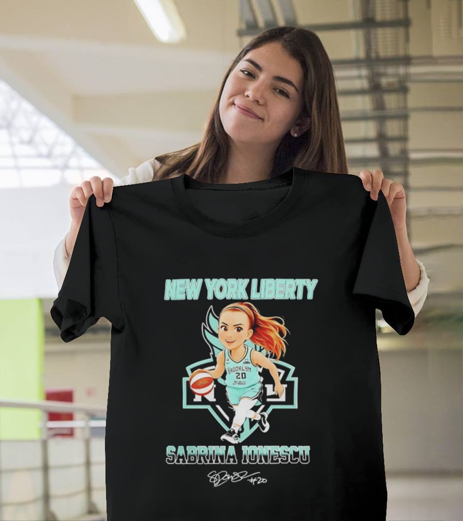 New York Liberty Sabrina Ionescu Brooklyn Basketball T-Shirt