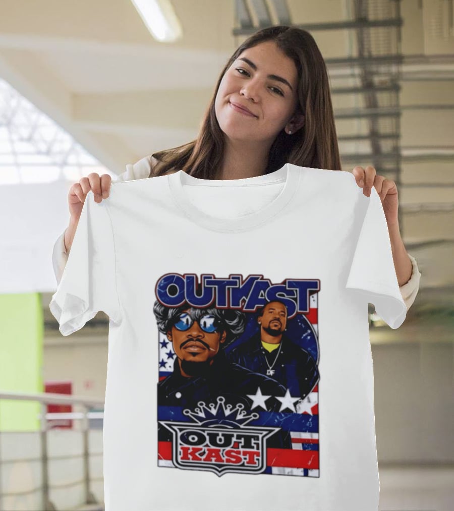 Outkast Legendary Duo Music Icon Stars And Stripes T-Shirt