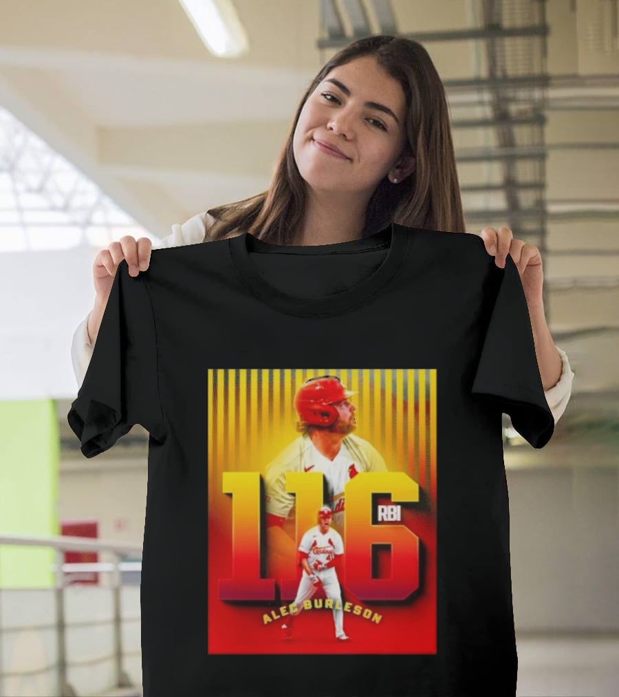 Alec Burleson 116 RBI St Louis Cardinals Baseball Highlights T-Shirt
