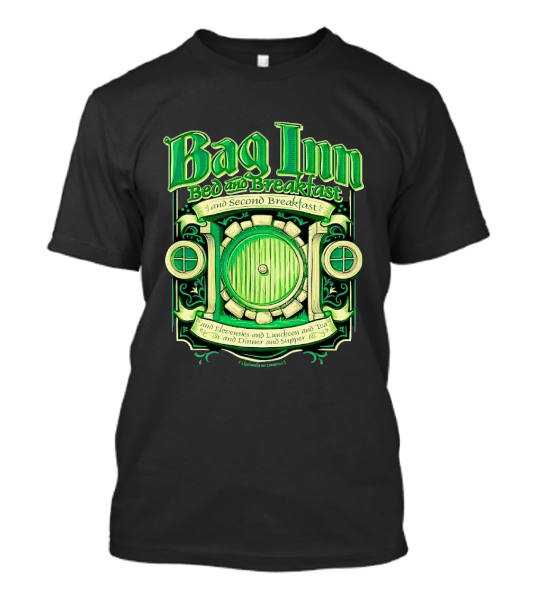 Bag Inn Bed And Breakfast Second Breakfast Elevensies Luncheon Tea Dinner Supper T-Shirt