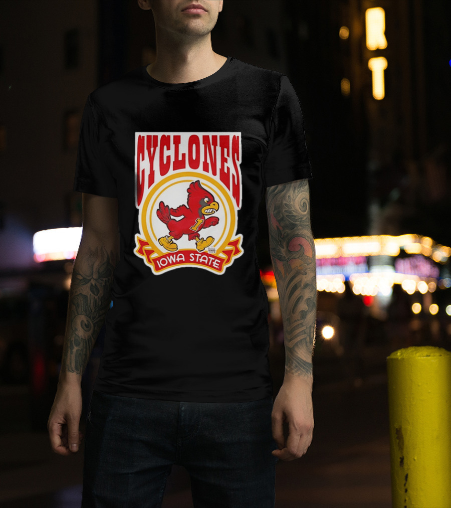 Iowa State Cyclones NCAA 1978 Mascot Bird T-Shirt