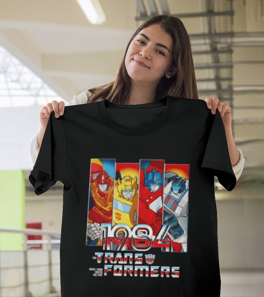 Transformers 1984 Hot Rod Bumblebee Optimus Prime Prowl Classic Characters T-Shirt