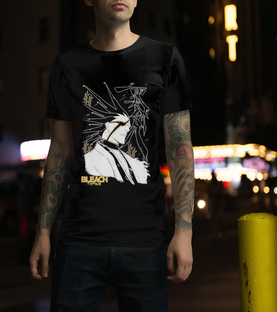 Kenpachi Zaraki Bleach Thousand Year Blood War Fan Art Character Sketch T-Shirt