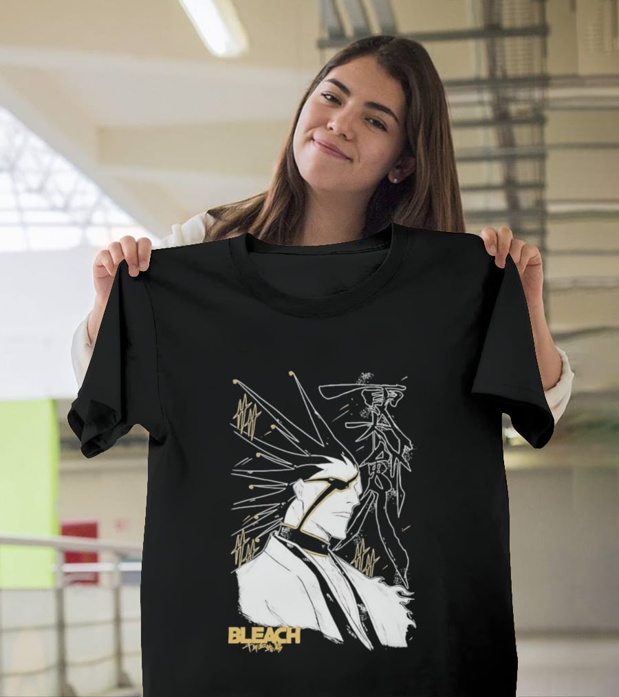 Kenpachi Zaraki Bleach Thousand Year Blood War Fan Art Character Sketch T-Shirt