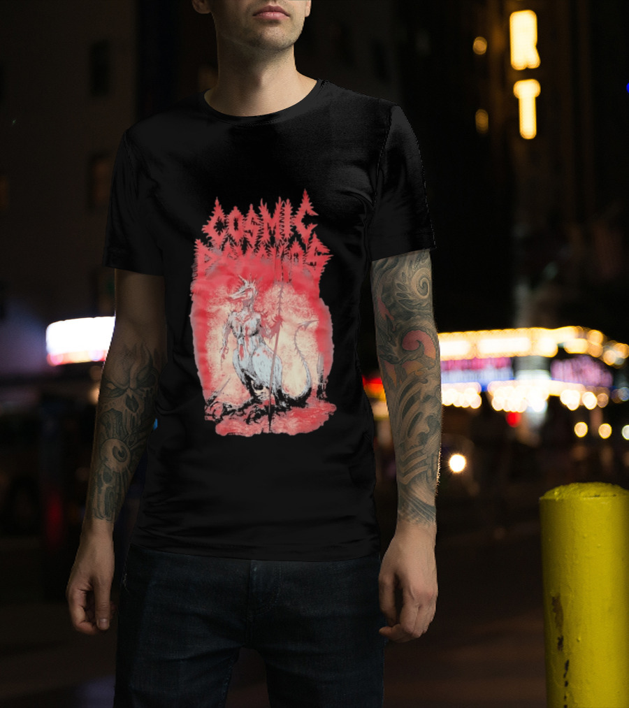 Cosmic Psychos Devil Kangaroo Australian Punk T-Shirt