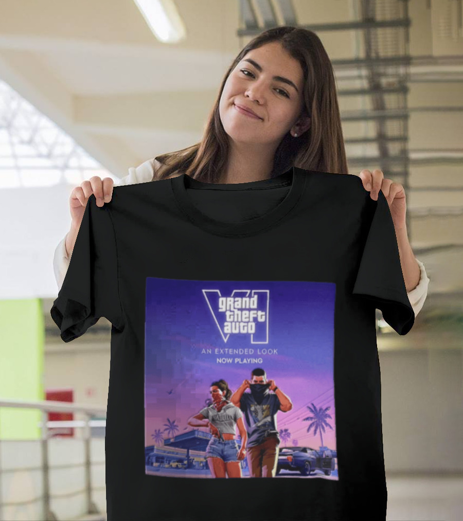 Grand Theft Auto VI Lucia Jason An Extended Look Now Playing T-Shirt