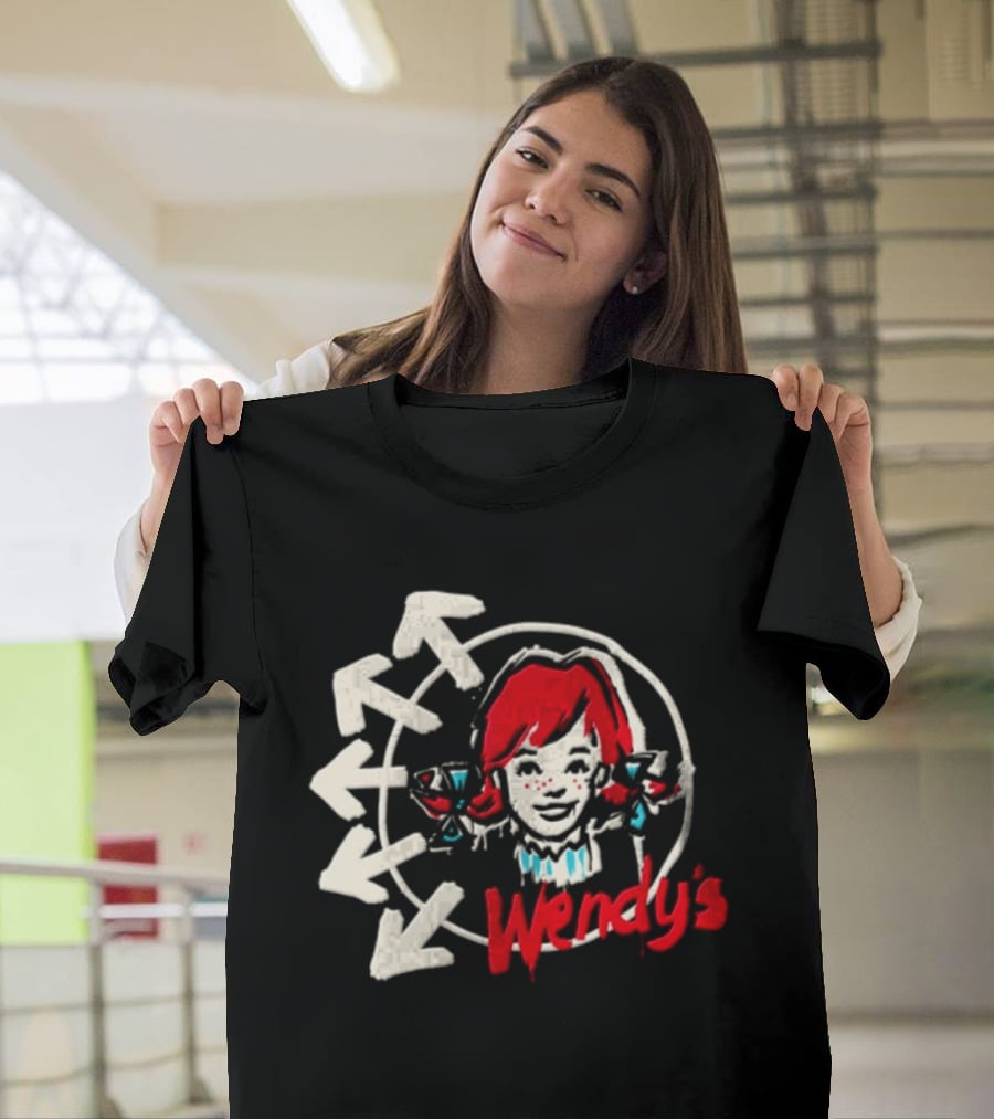Wendy's Songs To Listen To In A Parking Lot Two Sided Bow Arrows T-Shirt