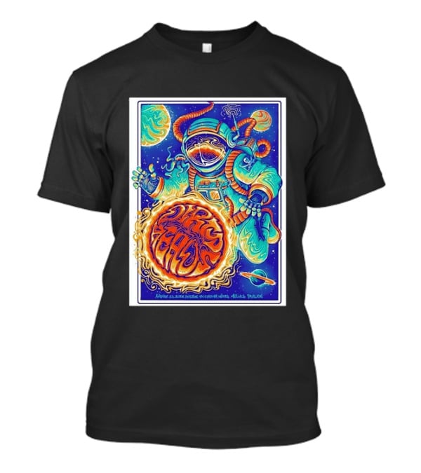Dip Heads Astronaut Space Art August 23 2026 Houston TX Cynthia Woods Mitchell Pavilion T-Shirt