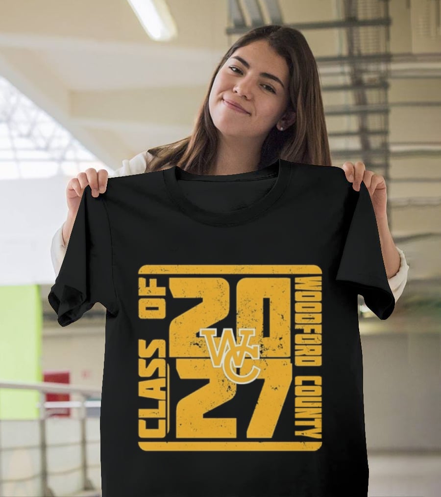 Distressed WC Class Of 2027 Woodford County T-Shirt