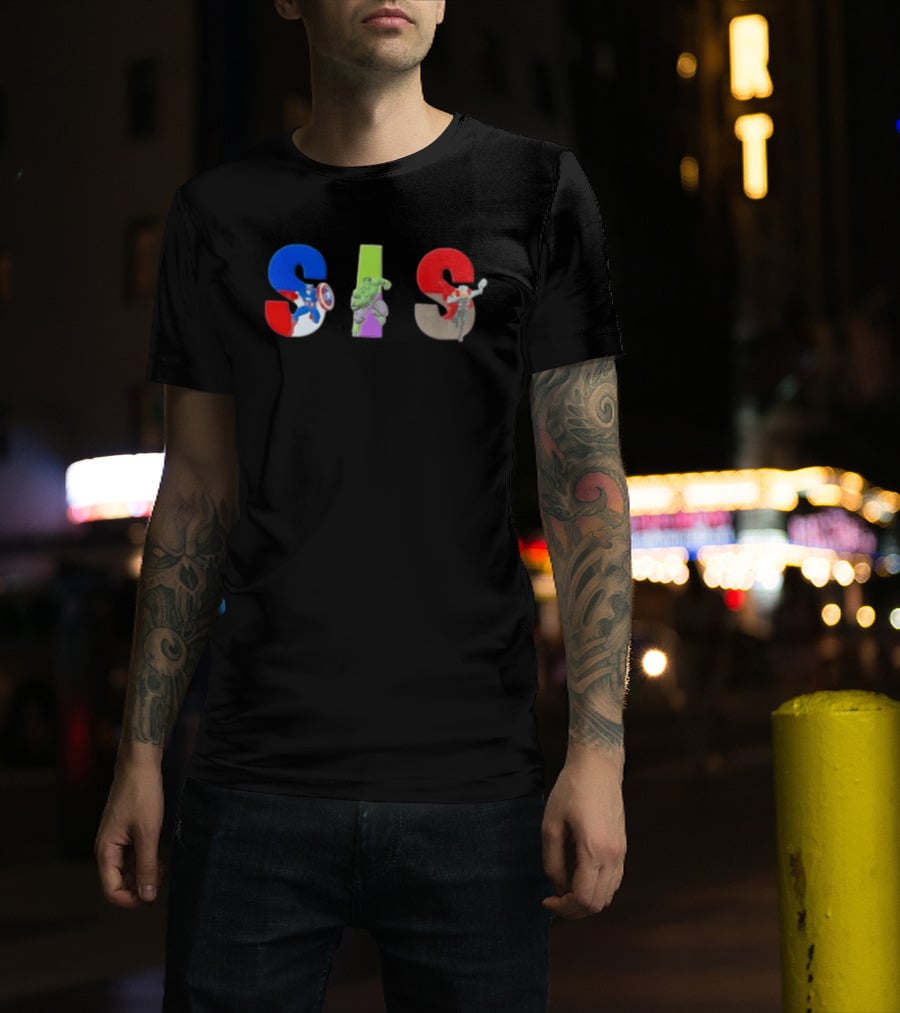 SIS Captain America Hulk Thor Avengers T-Shirt