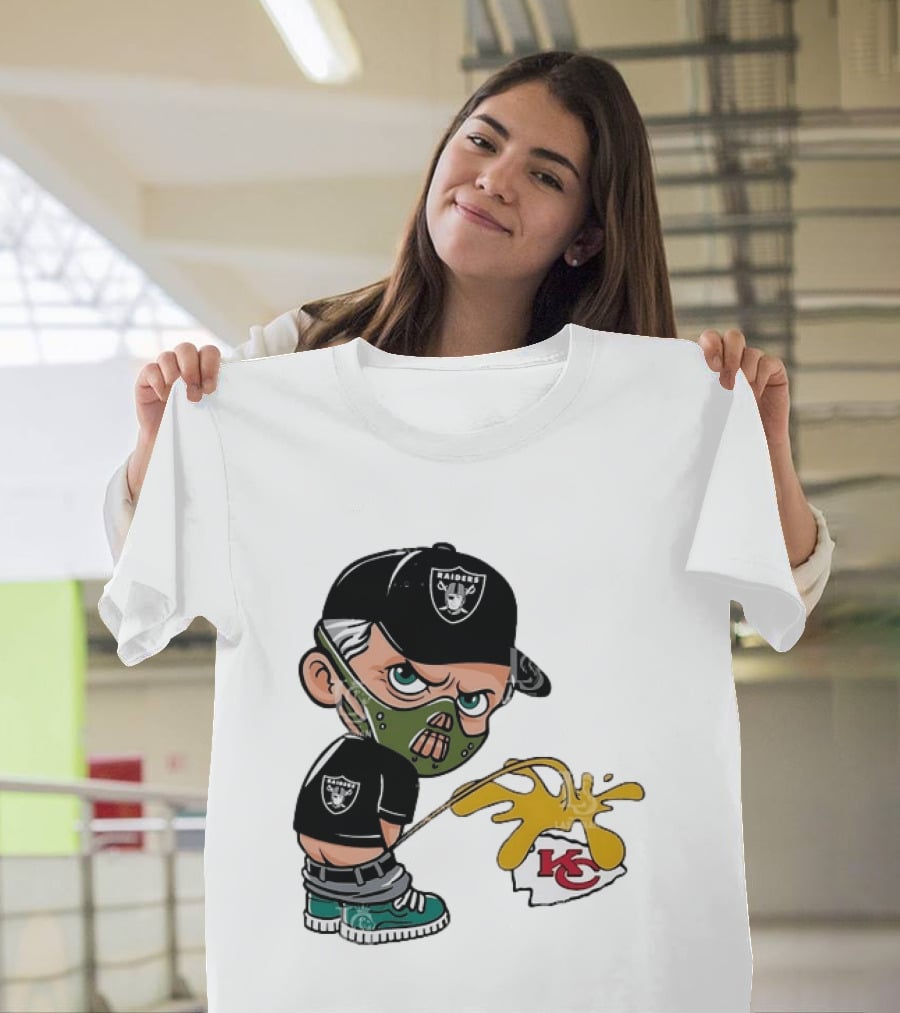 Las Vegas Raiders Fan Prank On Kansas City Chiefs Rivalry T-Shirt