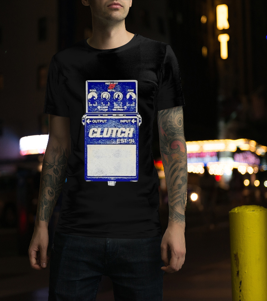 Boss Metal Zone Clutch Est 91 Rock Music Pedal T-Shirt