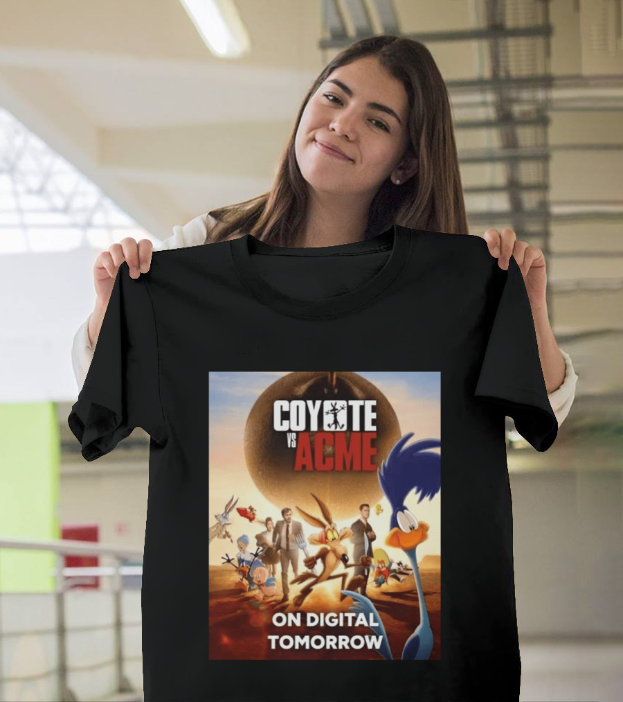 Coyote Vs Acme Digital Release Featuring Iconic Looney Tunes Characters T-Shirt