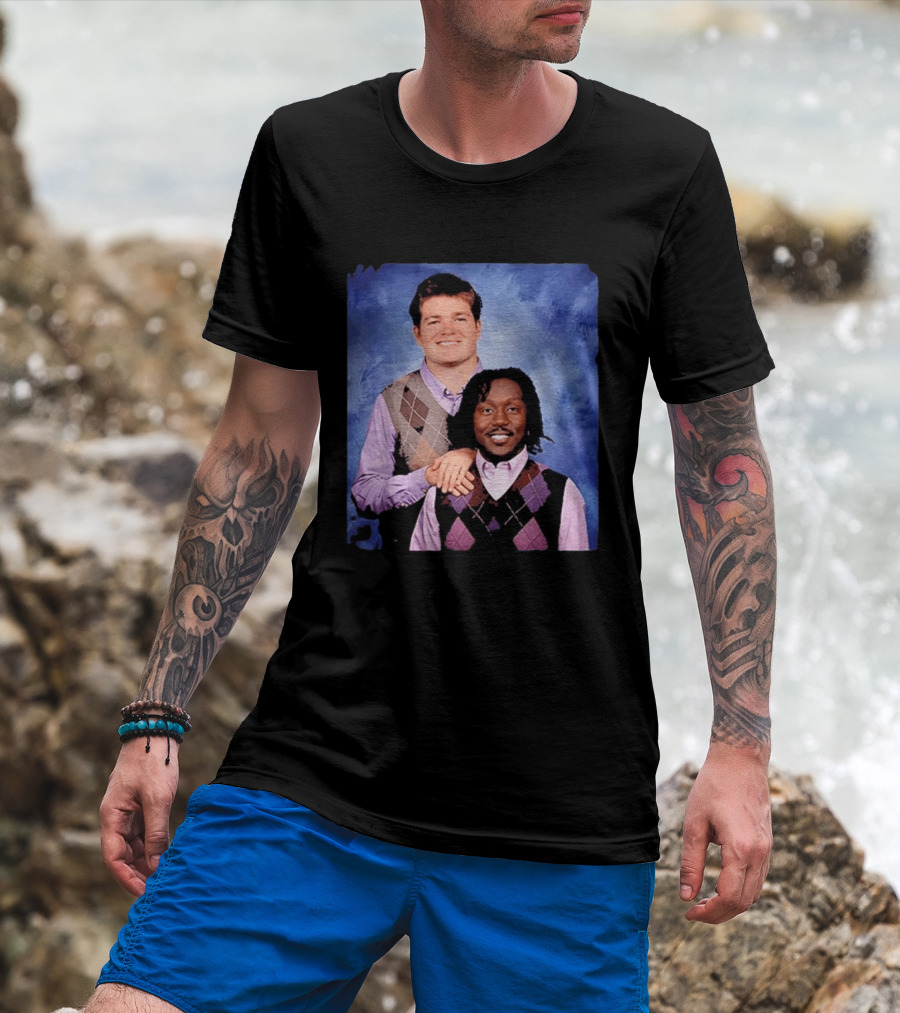Drake Maye AJ Brown Step Brothers Movie T-Shirt