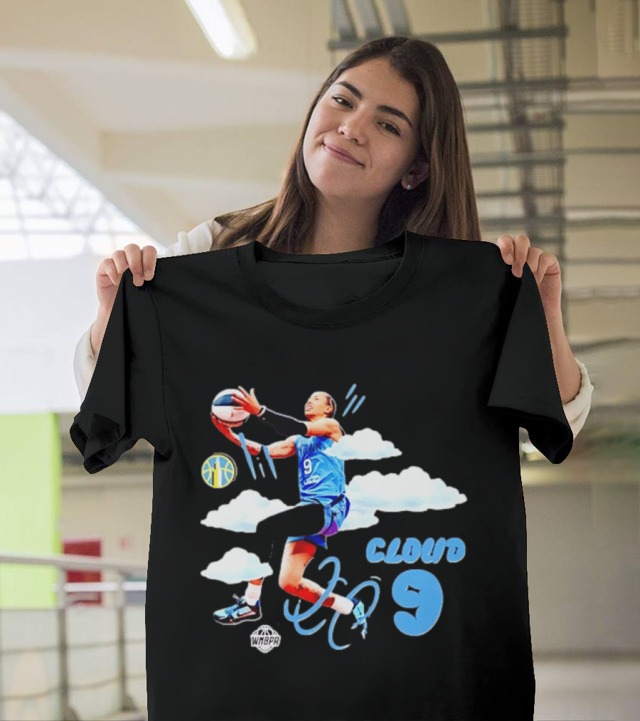 Natasha Cloud 9 Chicago Sky WNBA Basketball T-Shirt
