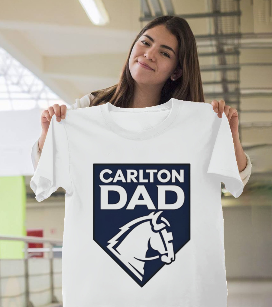 Carlton Dad AFL Father Football Club Horse T-Shirt