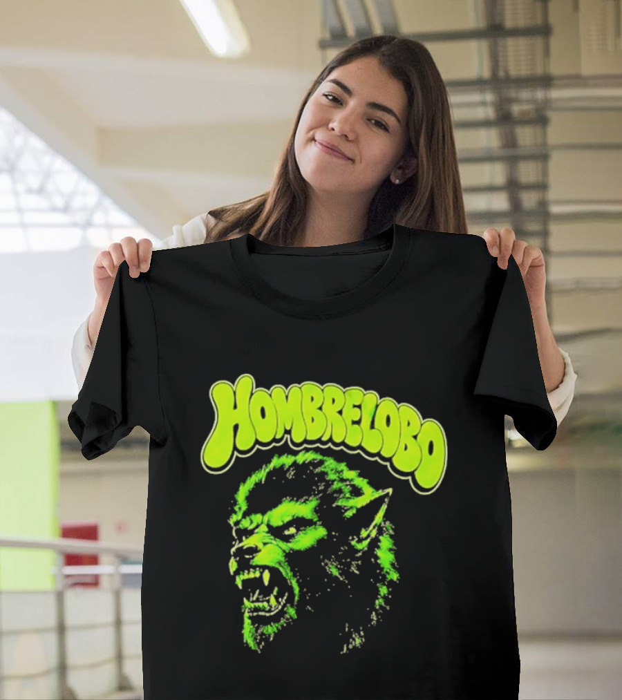 Hombrelobo Werewolf Neon Green Horror T-Shirt