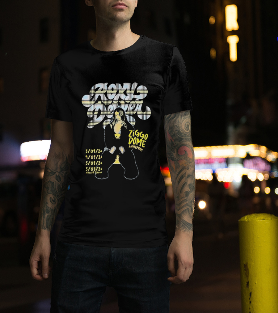 Roxy Dekker Ziggo Dome Amsterdam Concert Tour Dates 3/01/24 4/01/24 5/01/24 New Show T-Shirt