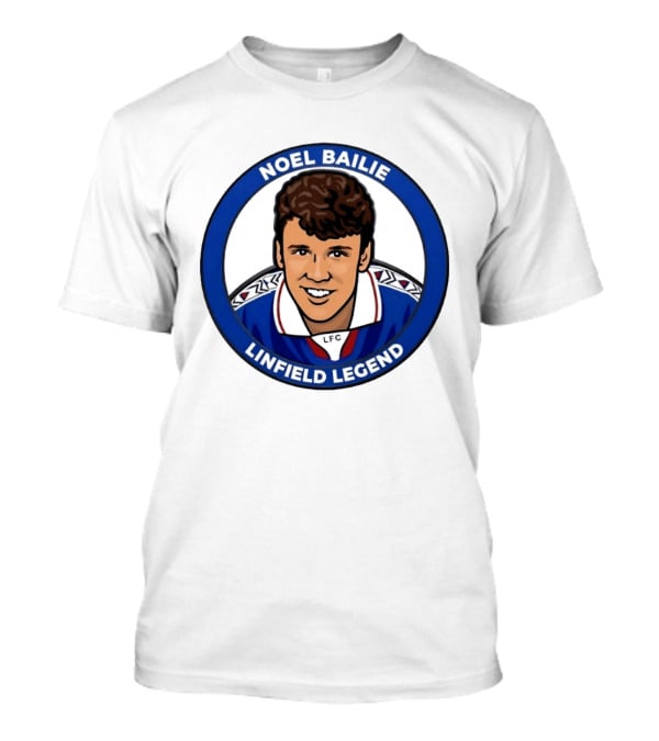 Noel Bailie Linfield Legend LFC Irish Football T-Shirt