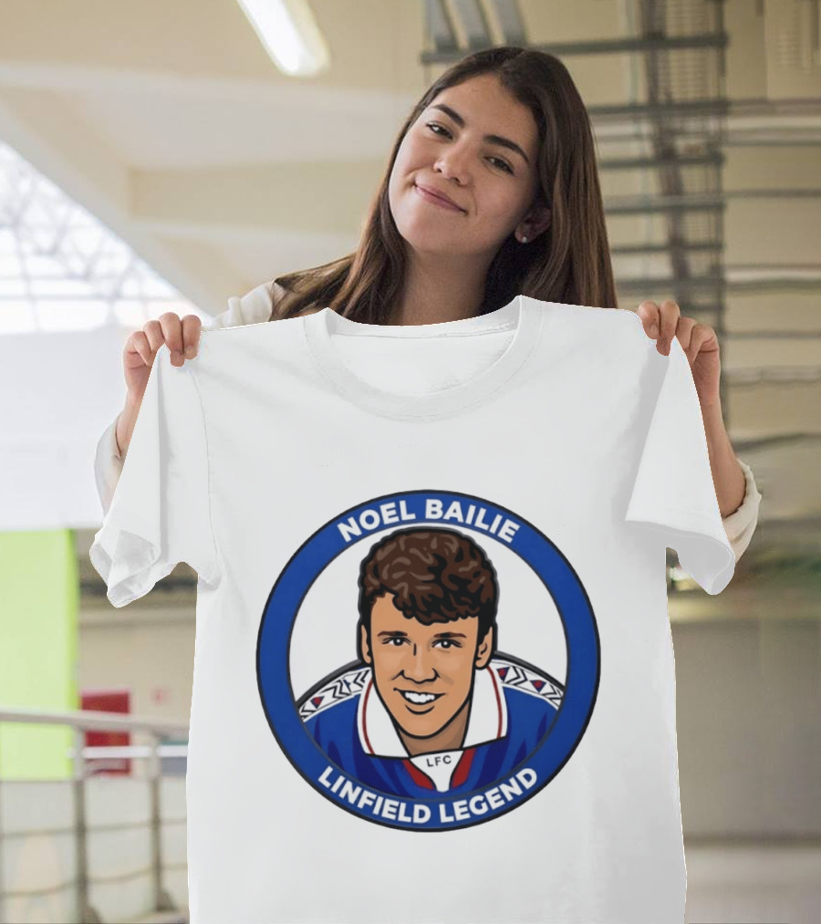 Noel Bailie Linfield Legend LFC Irish Football T-Shirt