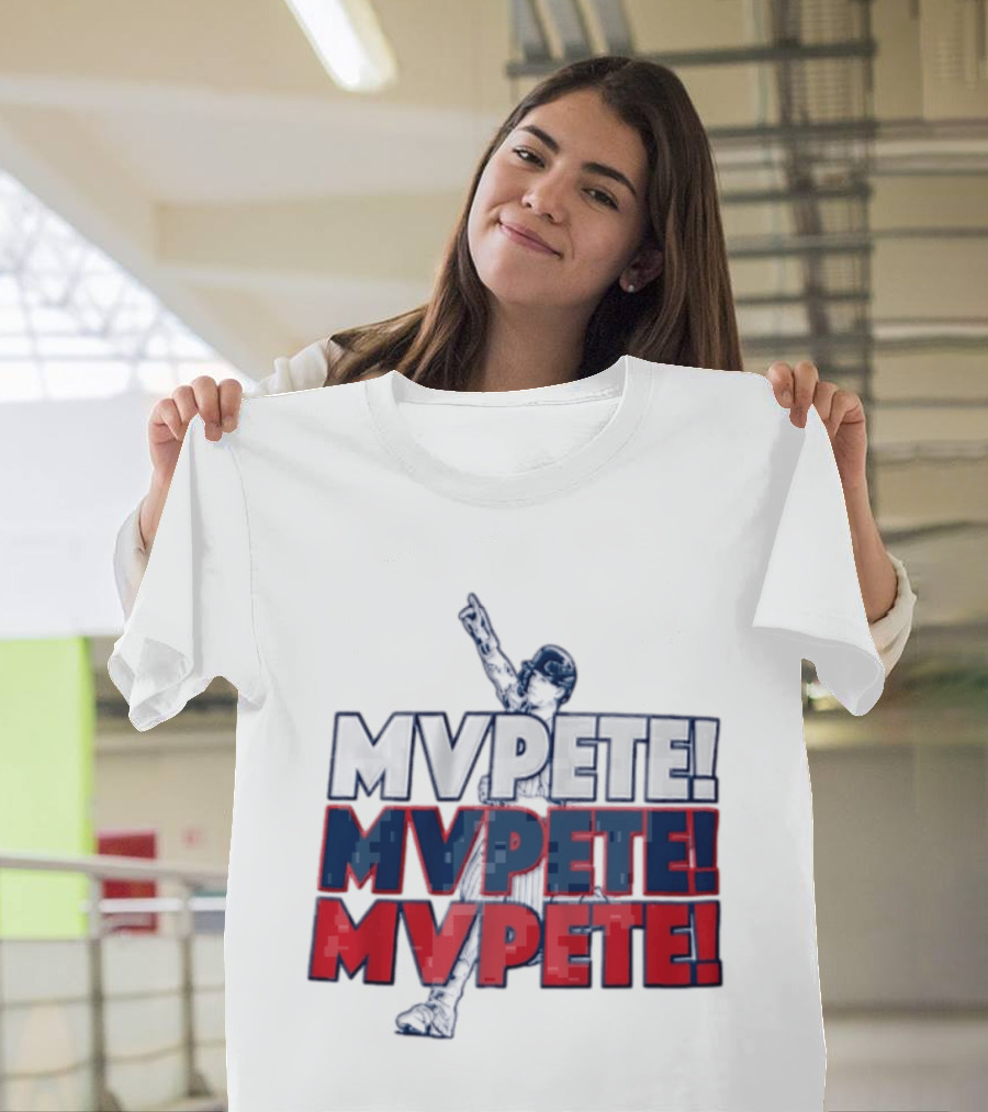 Pete Alonso New York Mets MLB Mvpete The Players Baseball T-Shirt