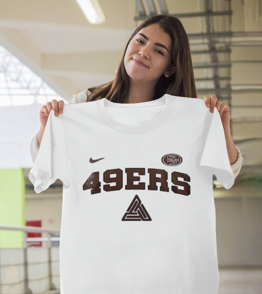 San Francisco 49ers C Brown Nike Triangle Collaboration T-Shirt