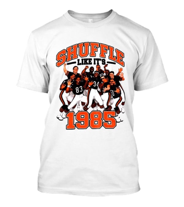 Shuffle Like It's 1985 Chicago Bears Shufflin' Crew 34 T-Shirt