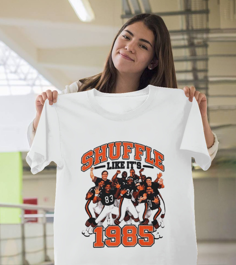 Shuffle Like It's 1985 Chicago Bears Shufflin' Crew 34 T-Shirt