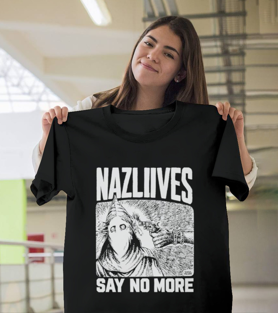 Nazliives Say No More Mysterious Eyeless Figure T-Shirt