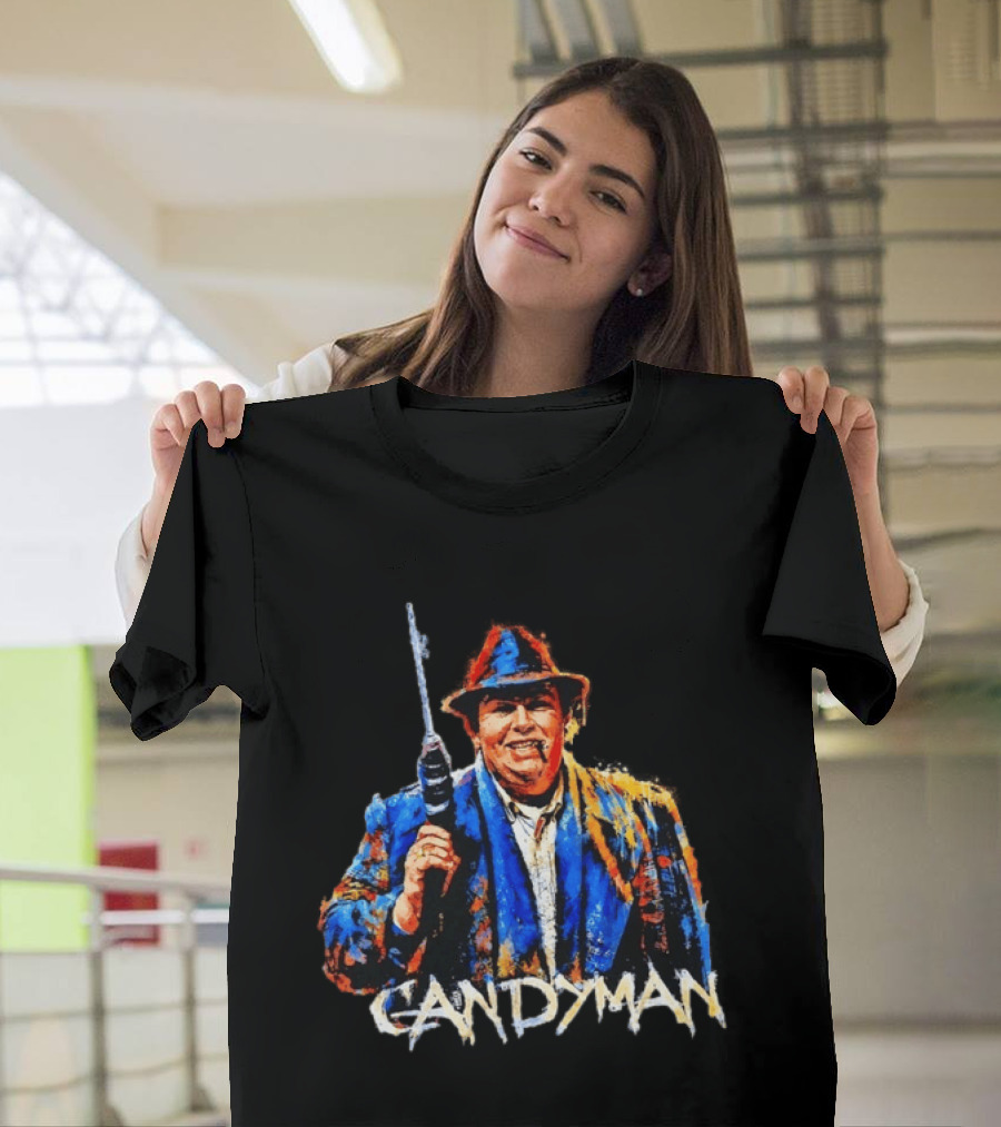 Candyman Horror Movie Tony Todd With Hook And Iconic Outfit T-Shirt