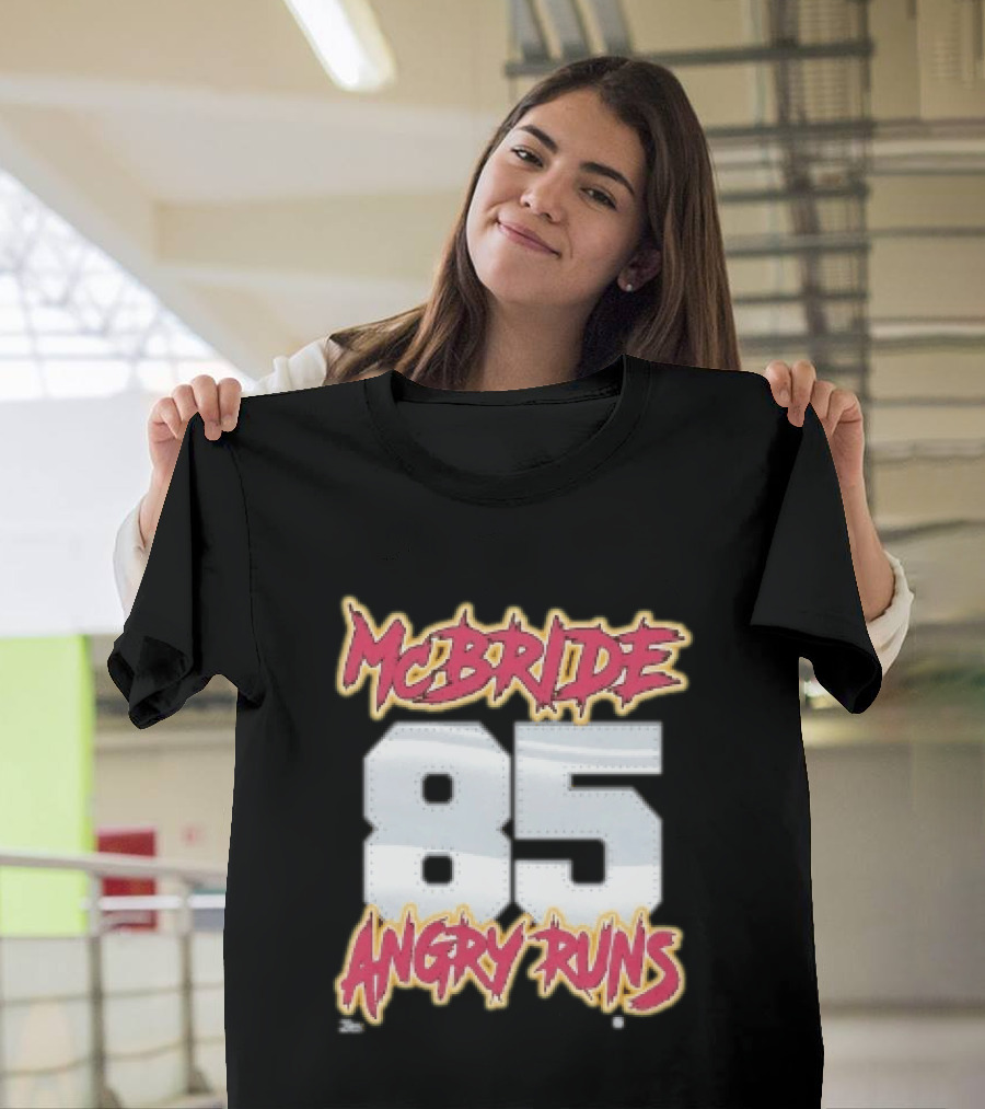 McBride 85 Angry Runs Arizona Cardinals 2026 T-Shirt
