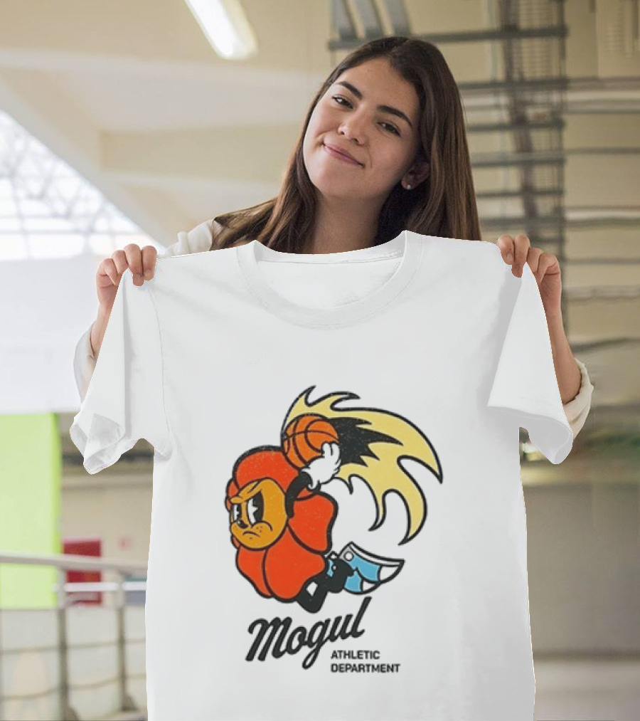 Mogul Athletic Department Dunking Character Basketball T-Shirt