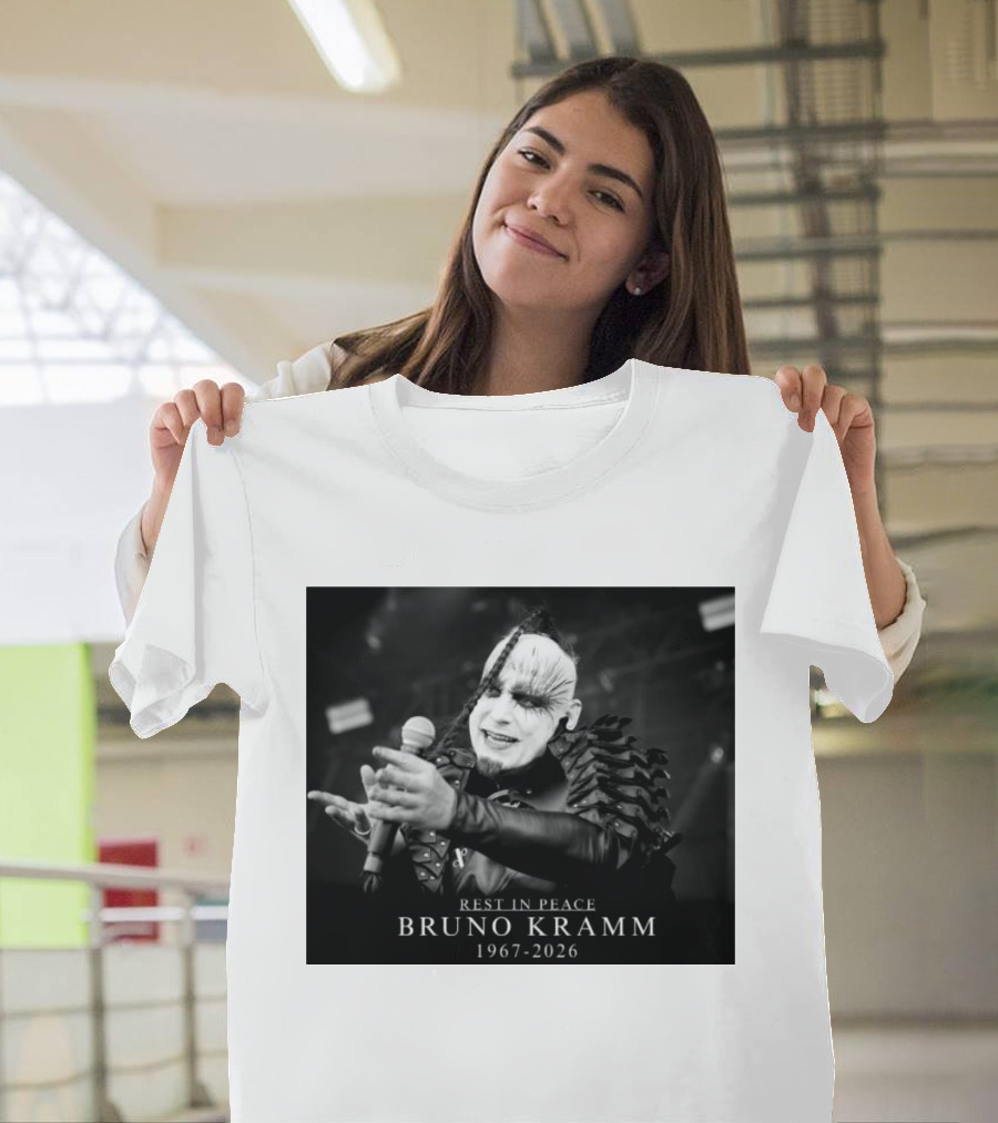 Rest In Peace Bruno Kramm 1967 2026 Musician Tribute Memorial T-Shirt