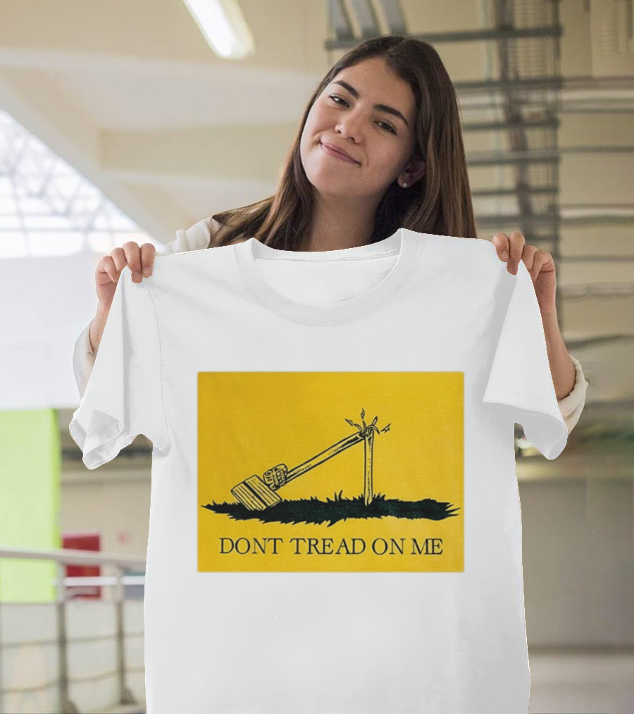 Destroyed Flock Camera Don't Tread On Me T-Shirt