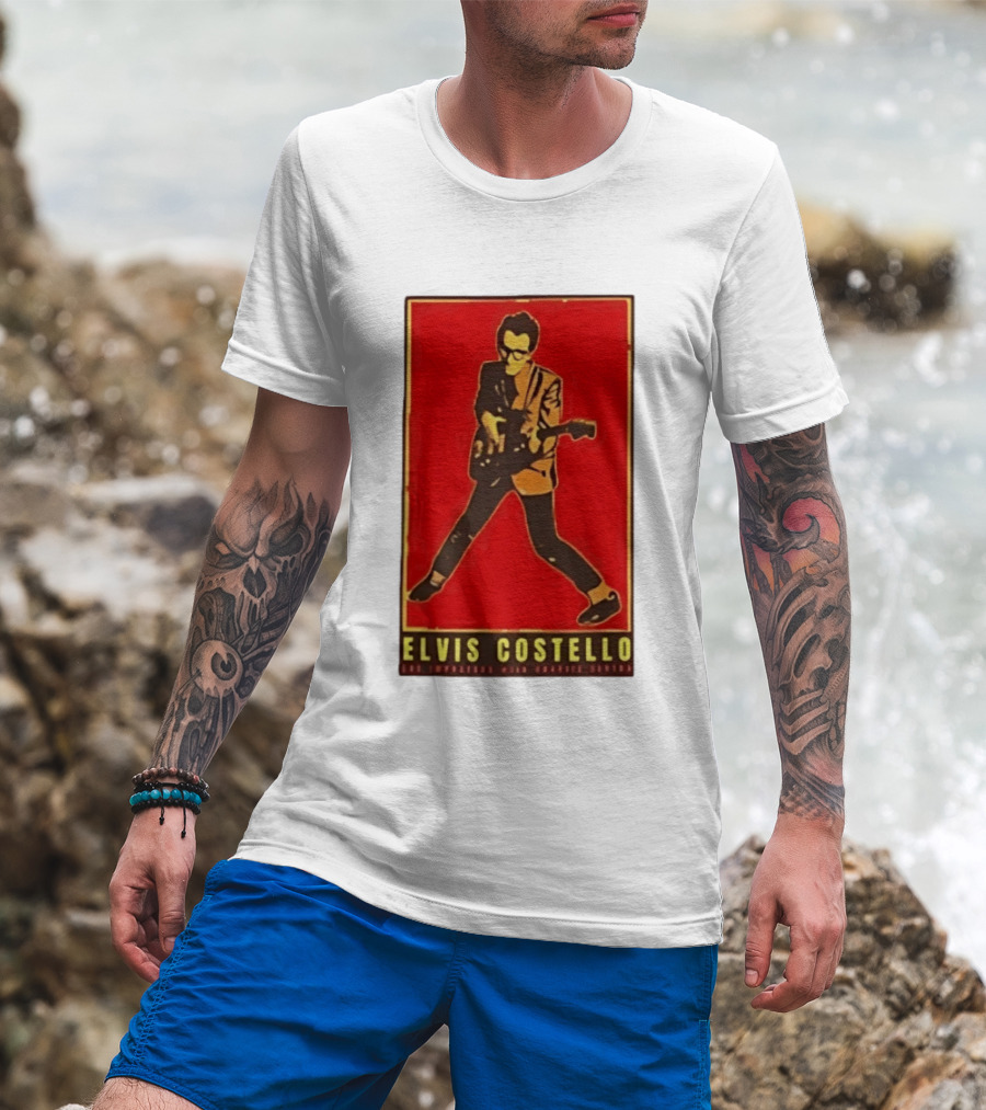Elvis Costello And The Im S With Charlie Sexton Vintage Music T-Shirt