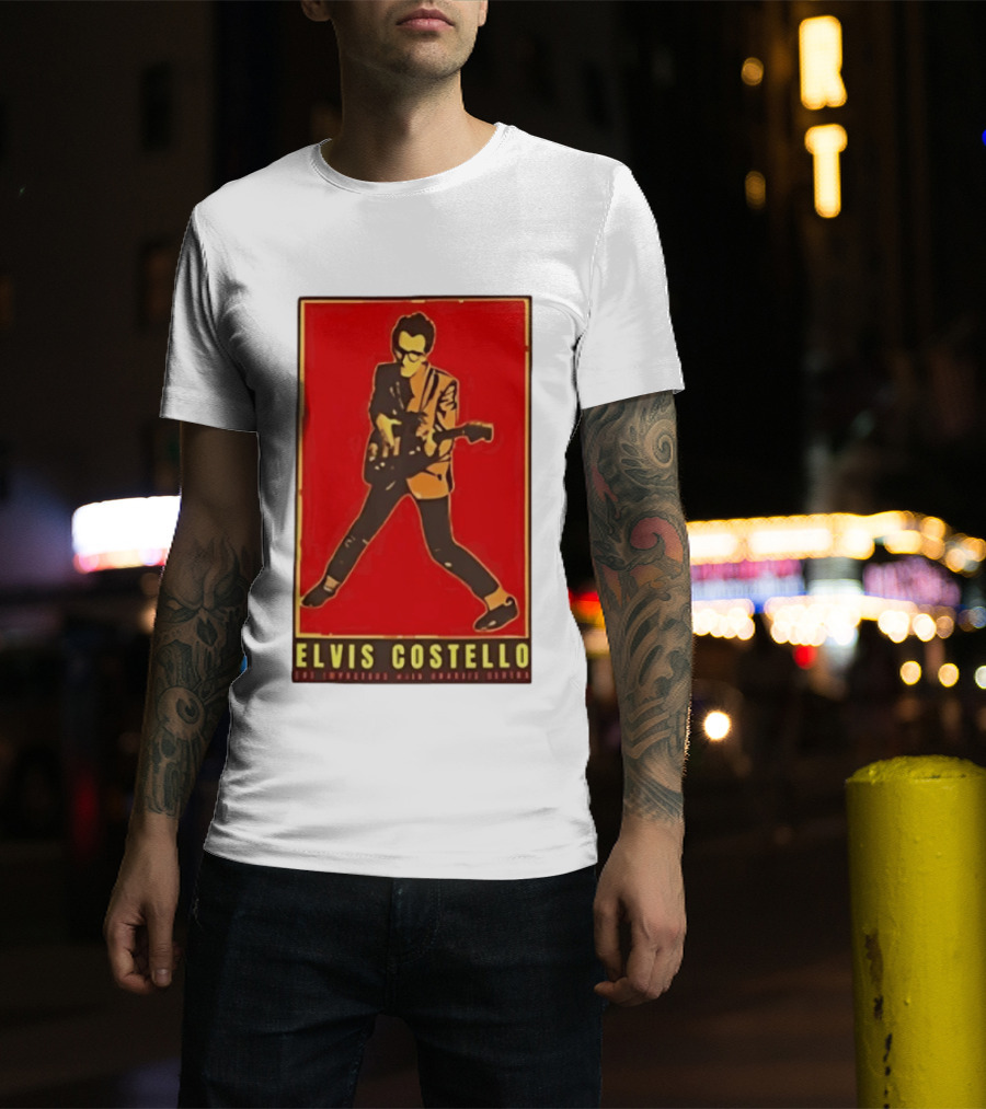 Elvis Costello And The Im S With Charlie Sexton Vintage Music T-Shirt