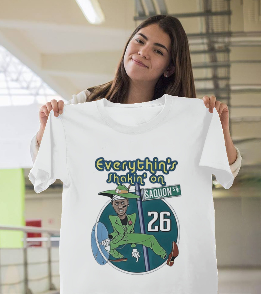 Saquon Barkley Everythin's Shakin' On Saquon St 26 T-Shirt