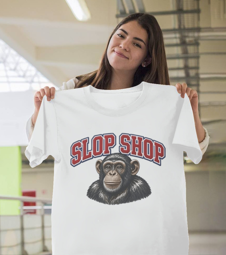 SLOP SHOP Chimpanzee Primate Monkey Animal T-Shirt