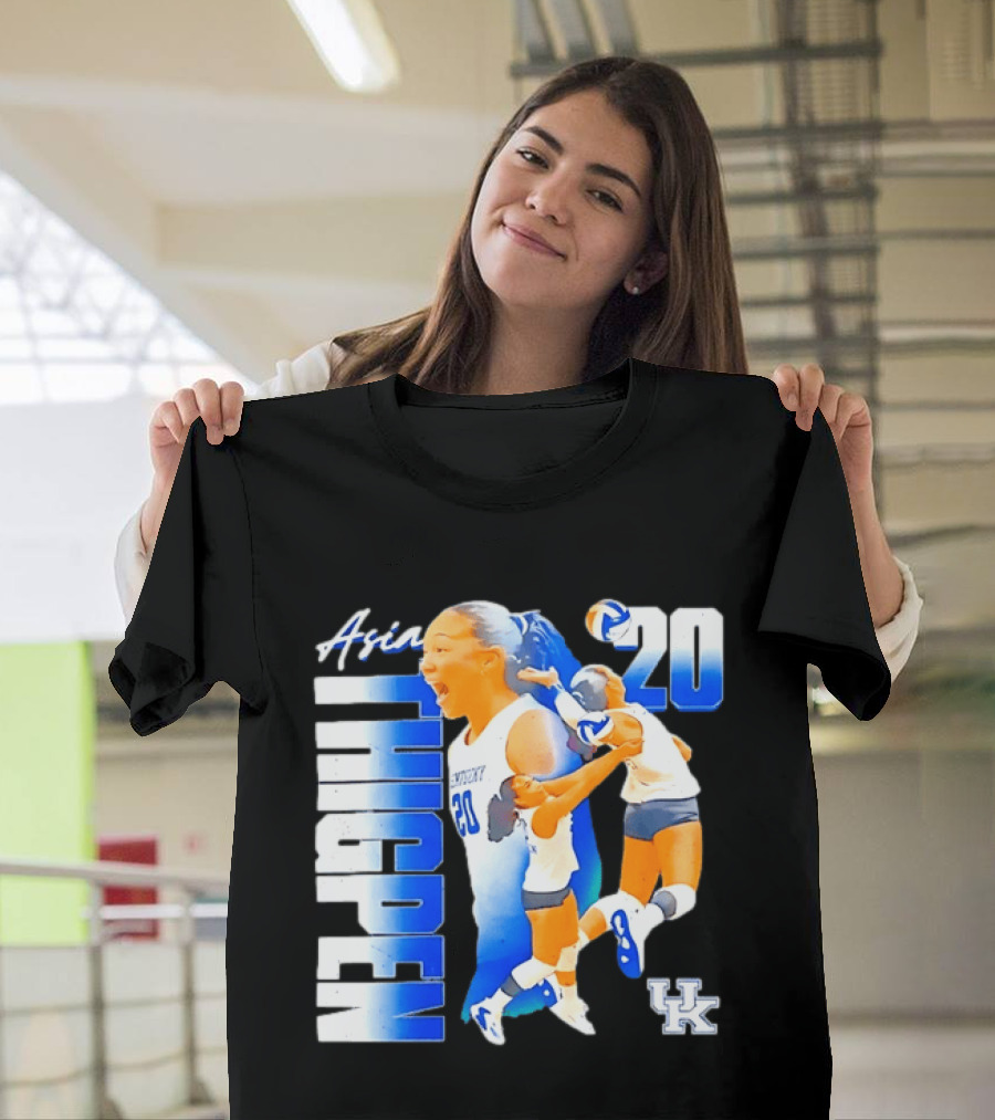 Asia Thigpen Kentucky Volleyball 20 UK Wildcats T-Shirt