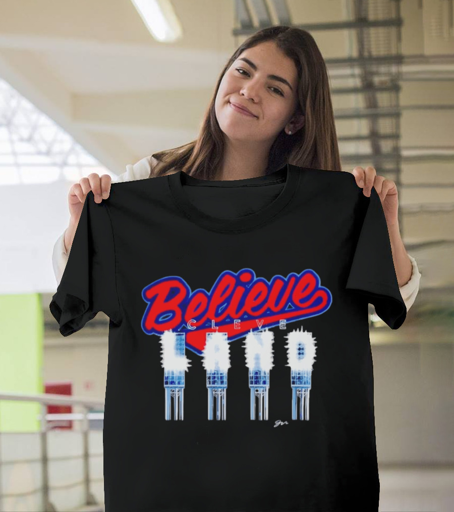 Believe Cleveland Ohio City Lights Sports T-Shirt