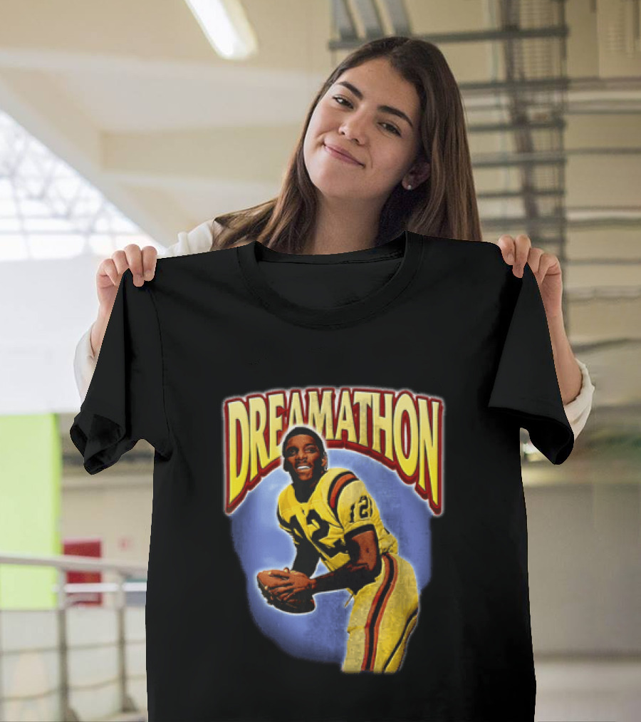Doug Williams Dreamathon Black Knights 12 Throwing Football T-Shirt